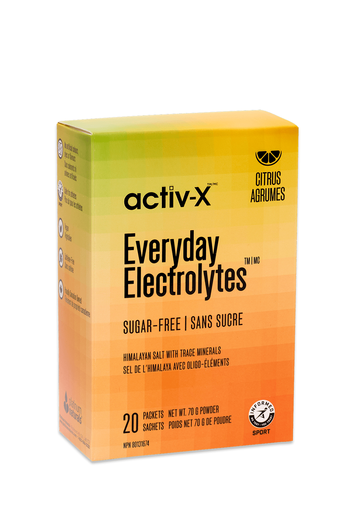 Everyday Electrolytes Platinum Naturals Citrus