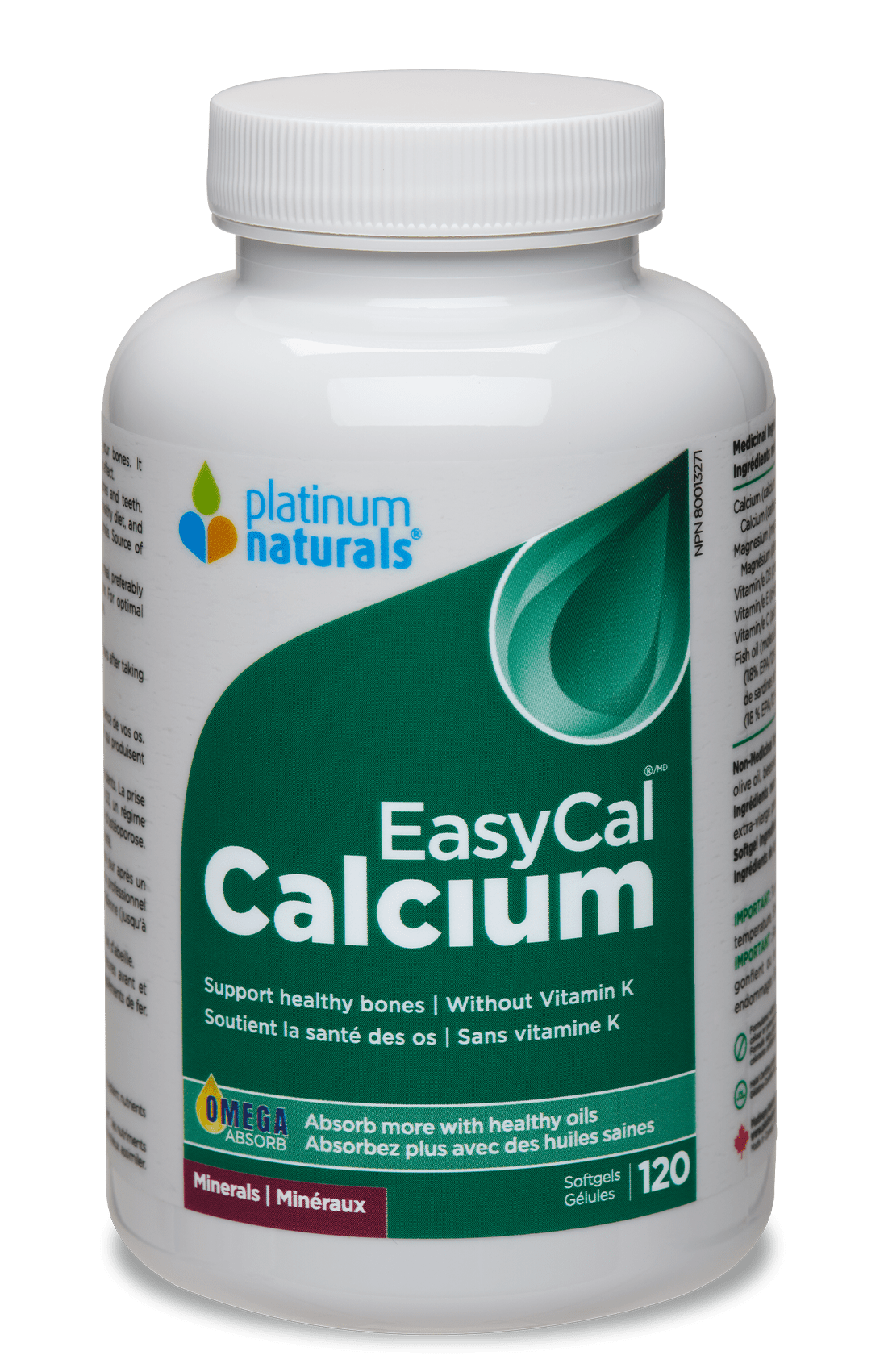 EasyCal Calcium Minerals cg-dev-platinumnaturals 120 