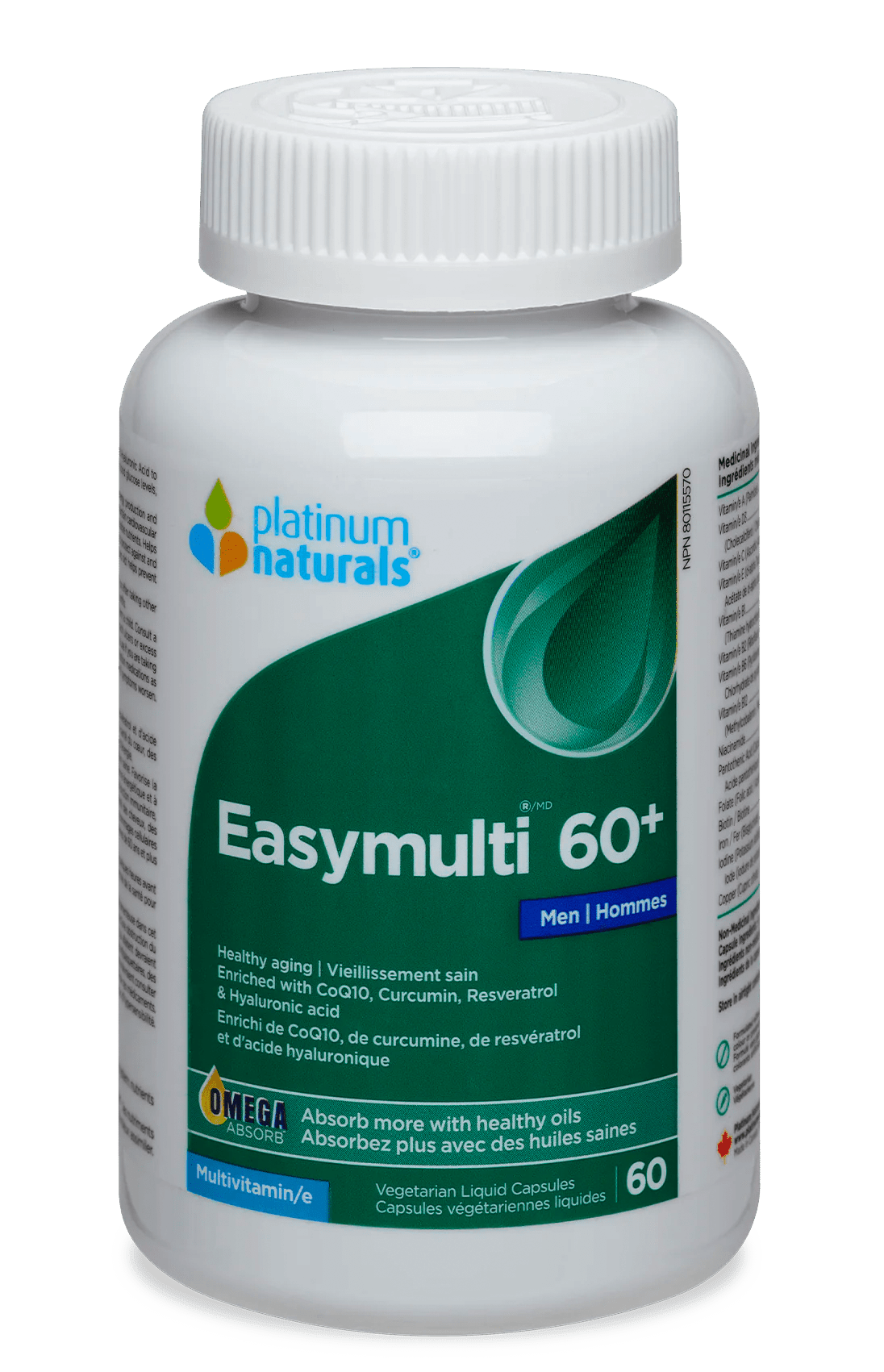 Easymulti 60+ for Men Multivitamin cg-dev-platinumnaturals 60