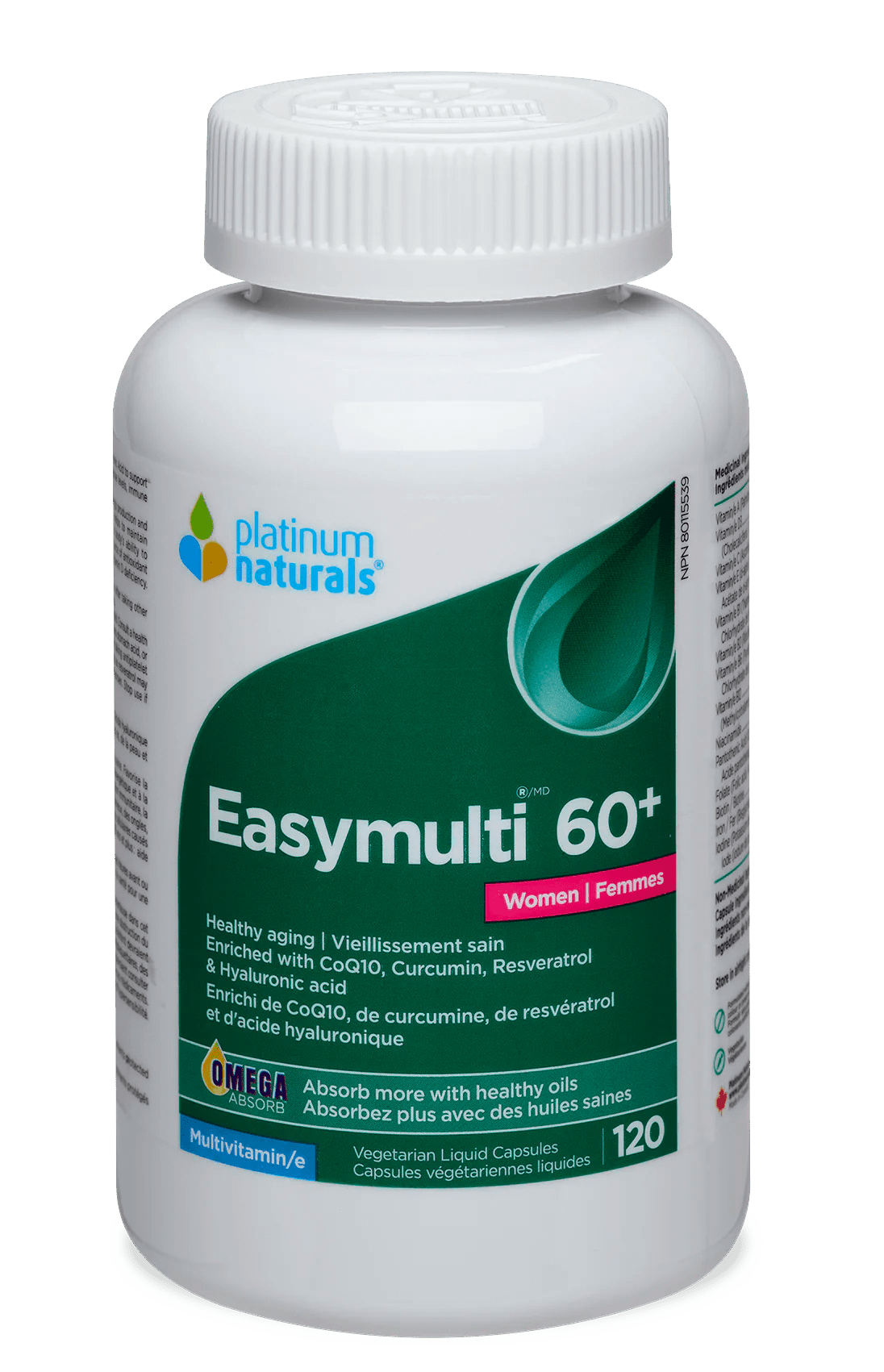 Easymulti 60+ for Women Multivitamin cg-dev-platinumnaturals 120 