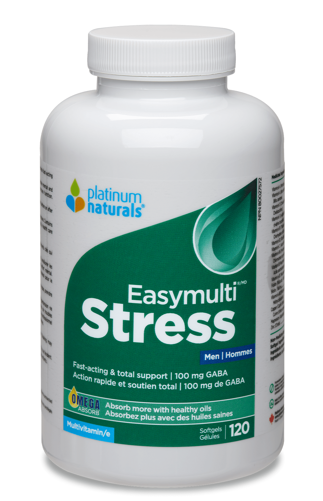 Easymulti Stress for Men Multivitamin cg-dev-platinumnaturals 120