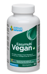 Thumbnail for Easymulti Vegan Multivitamin cg-dev-platinumnaturals 60 