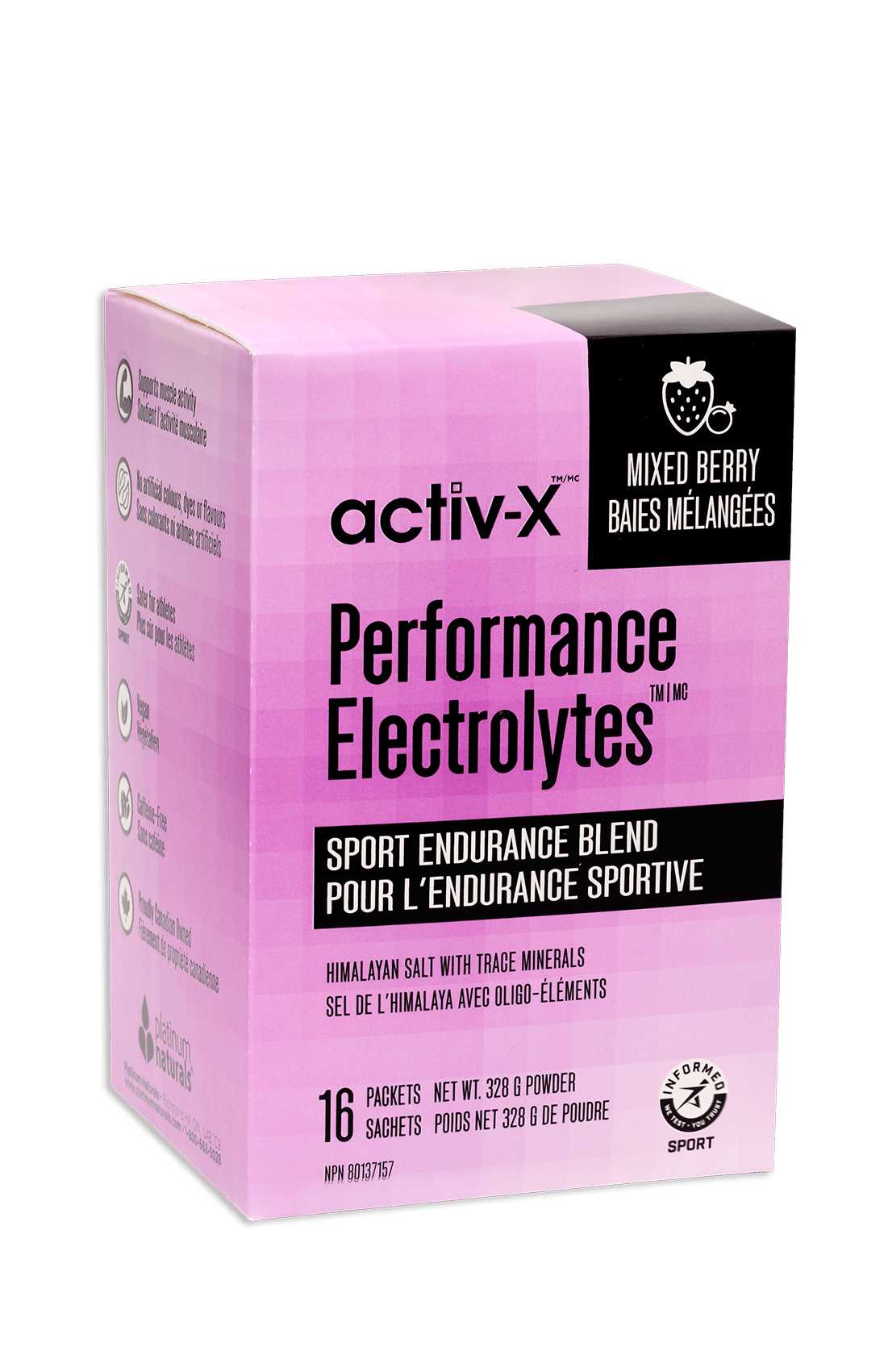 Performance Electrolytes Platinum Naturals Mixed Berry