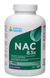Thumbnail for NAC 8.5x Therapeutic Platinum Naturals 120