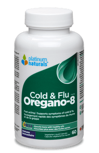 Thumbnail for Oregano-8 Cold and Flu Therapeutic cg-dev-platinumnaturals 60 