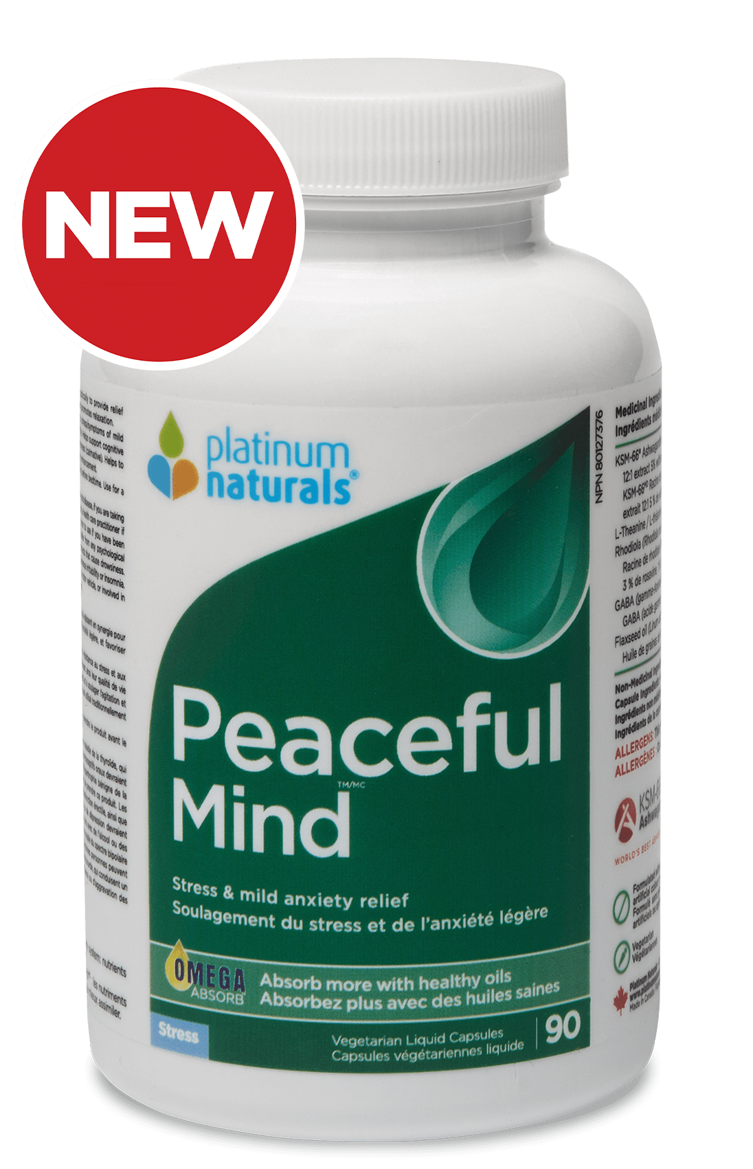Peaceful Mind Stress cg-dev-platinumnaturals 90
