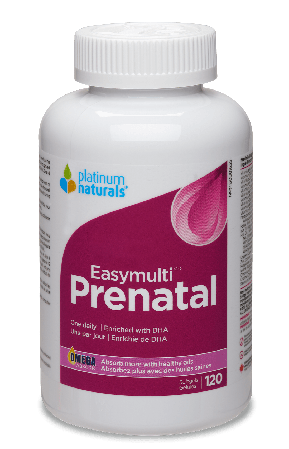 Prenatal Easymulti Prenatal cg-dev-platinumnaturals 120