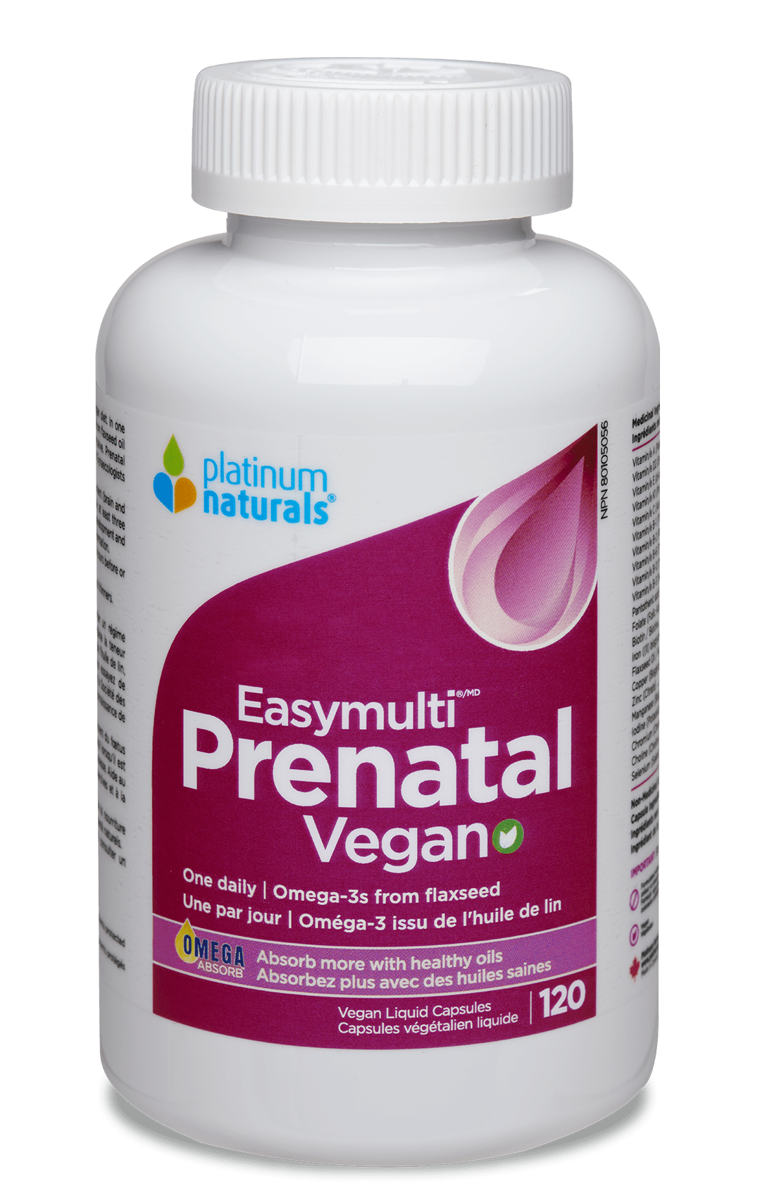 Prenatal Easymulti Vegan Prenatal cg-dev-platinumnaturals 120
