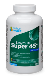 Thumbnail for Super Easymulti 45+ for Men Multivitamin Platinum Naturals 120