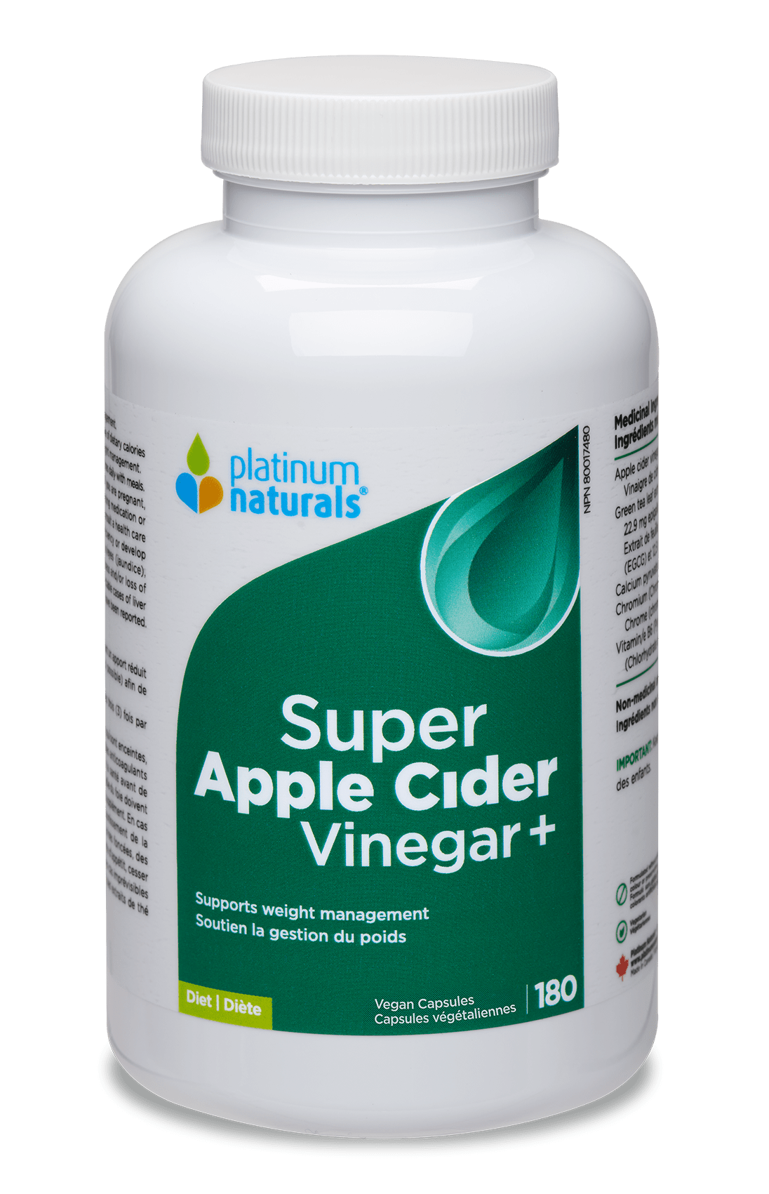 Super Apple Cider Vinegar+ Diet cg-dev-platinumnaturals 180