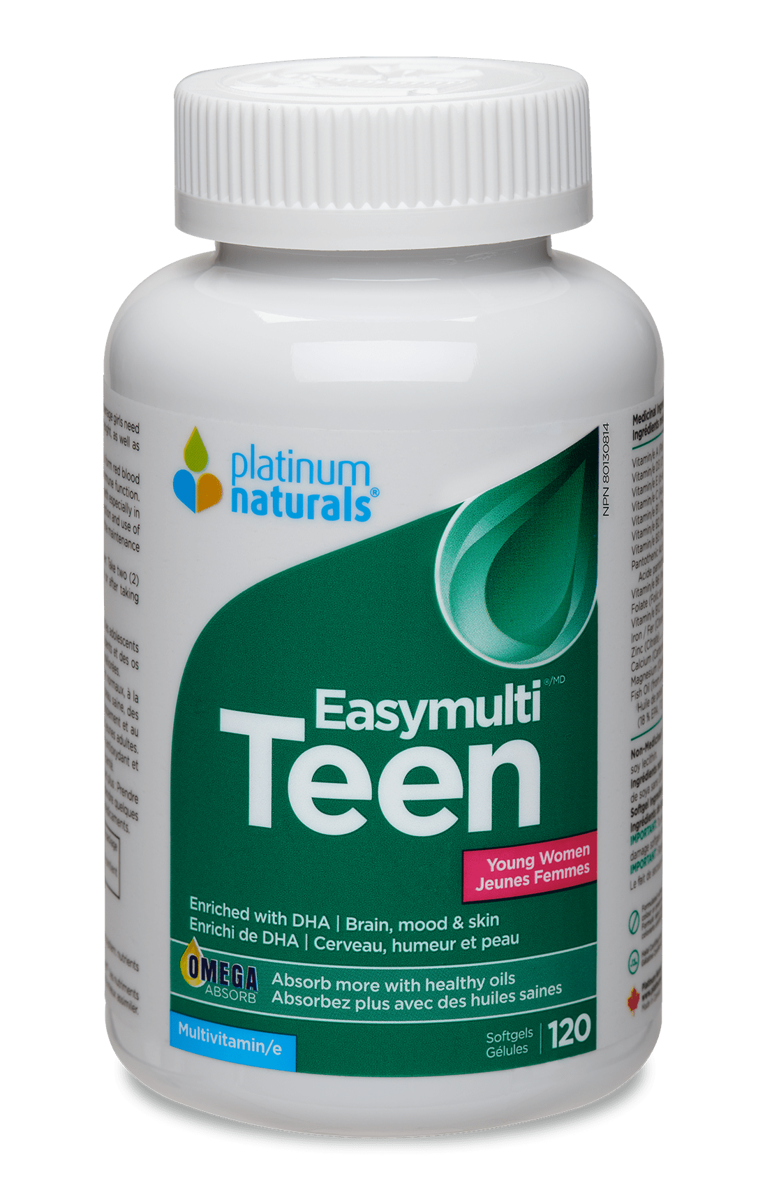 Easymulti Teen for Young Women Multivitamin cg-dev-platinumnaturals 120