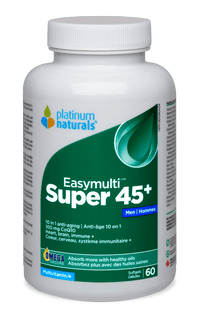 Thumbnail for Super Easymulti 45+ for Men Multivitamin Platinum Naturals 60 