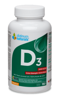 Thumbnail for Vitamin D3 2500 IU Extra Strength Multivitamin cg-dev-platinumnaturals 180 