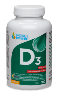 Thumbnail for Vitamin D3 2500 IU Extra Strength Multivitamin cg-dev-platinumnaturals 500 