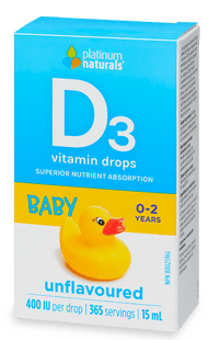 Thumbnail for Vitamin D3 Drops for Babies cg-dev-platinumnaturals 15 ml 