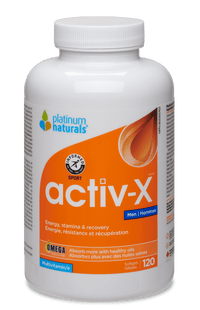 Thumbnail for activ-X for Men Multivitamin Platinum Naturals 120