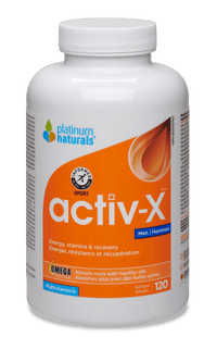 Thumbnail for activ-X for Men Multivitamin Platinum Naturals 120 