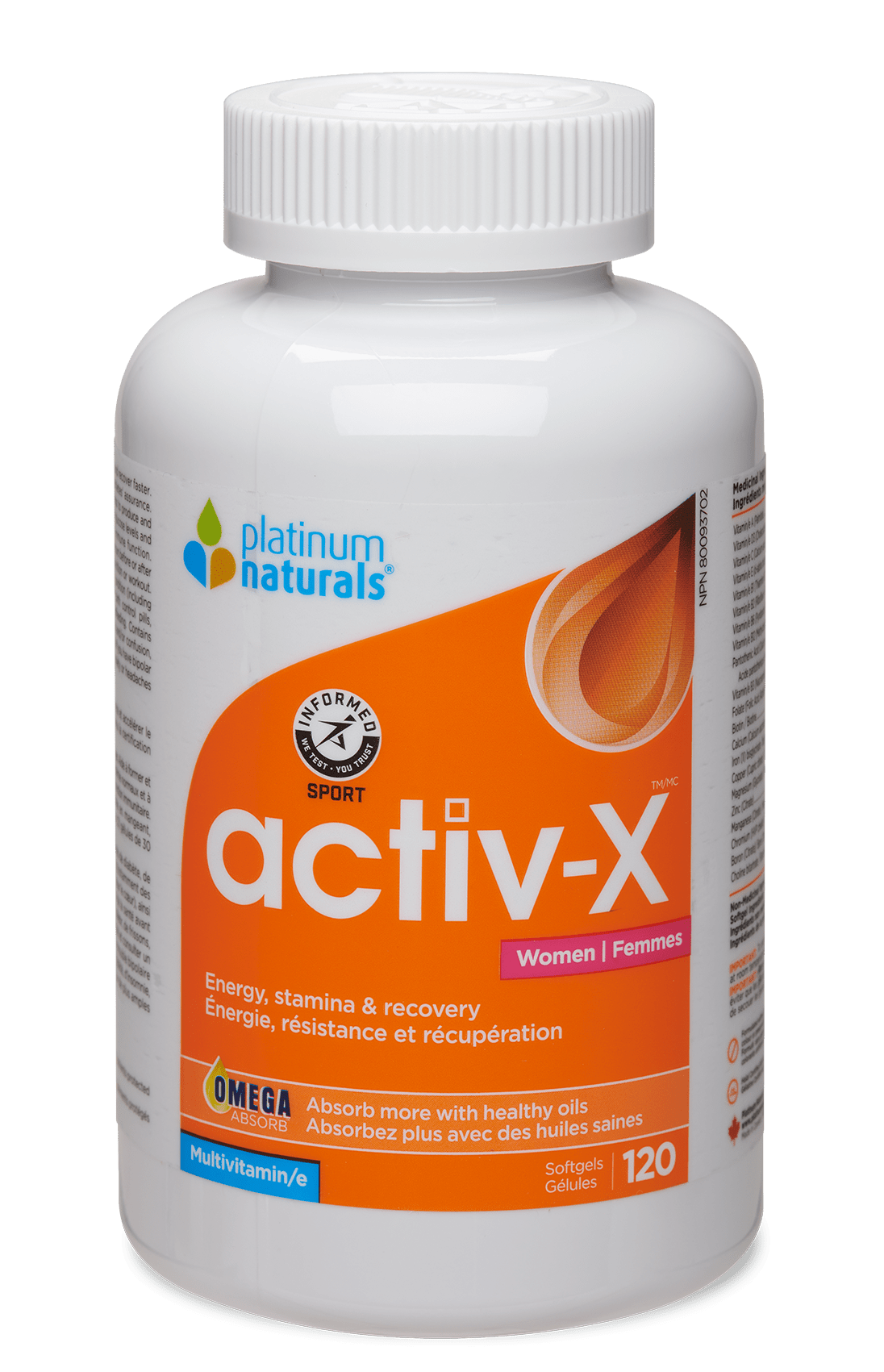 activ-X for Women Multivitamin cg-dev-platinumnaturals 120 