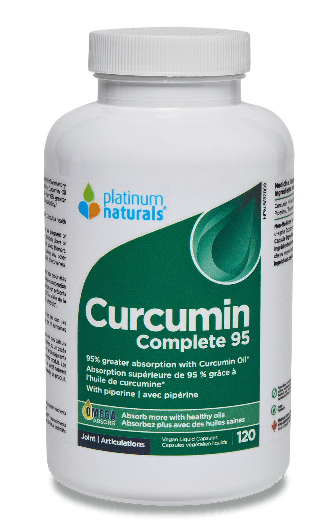 Curcumin Complete 95 Joint Care cg-dev-platinumnaturals 120 
