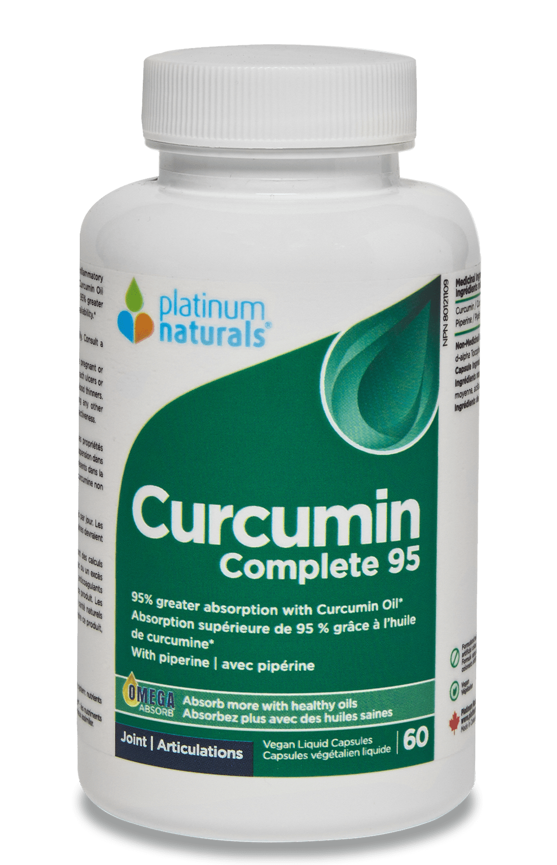 Curcumin Complete 95 Joint Care cg-dev-platinumnaturals 60 