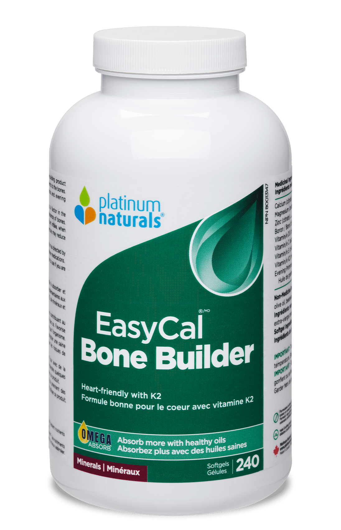 EasyCal Bone Builder Minerals cg-dev-platinumnaturals 240 