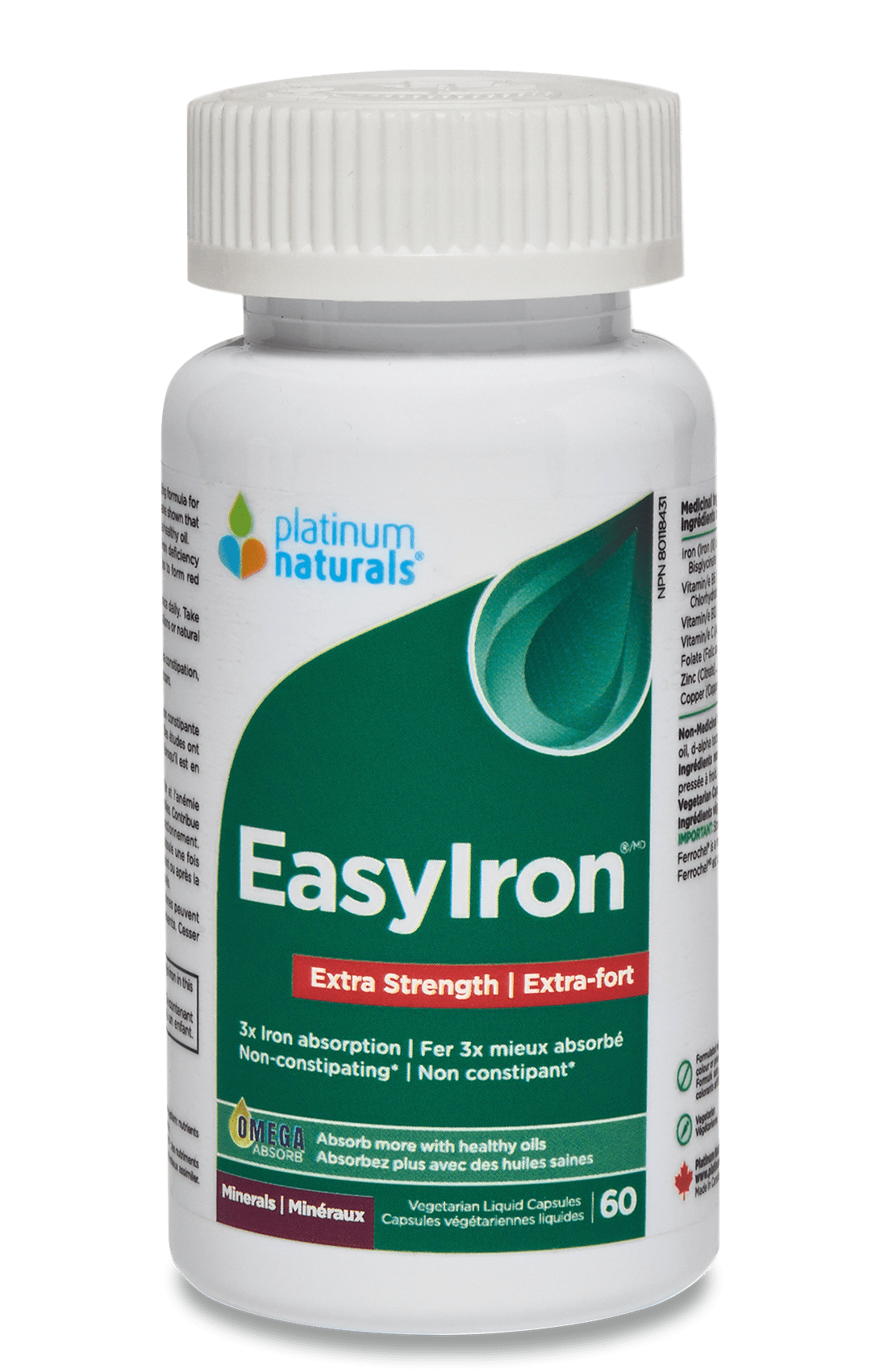 EasyIron Extra Strength Minerals cg-dev-platinumnaturals 60 
