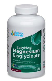 Thumbnail for EasyMag Magnesium Bisglycinate Minerals cg-dev-platinumnaturals 120 