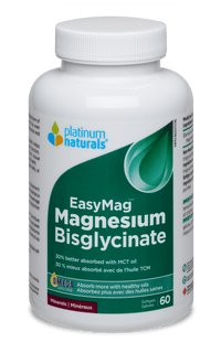Thumbnail for EasyMag Magnesium Bisglycinate Minerals cg-dev-platinumnaturals 60 
