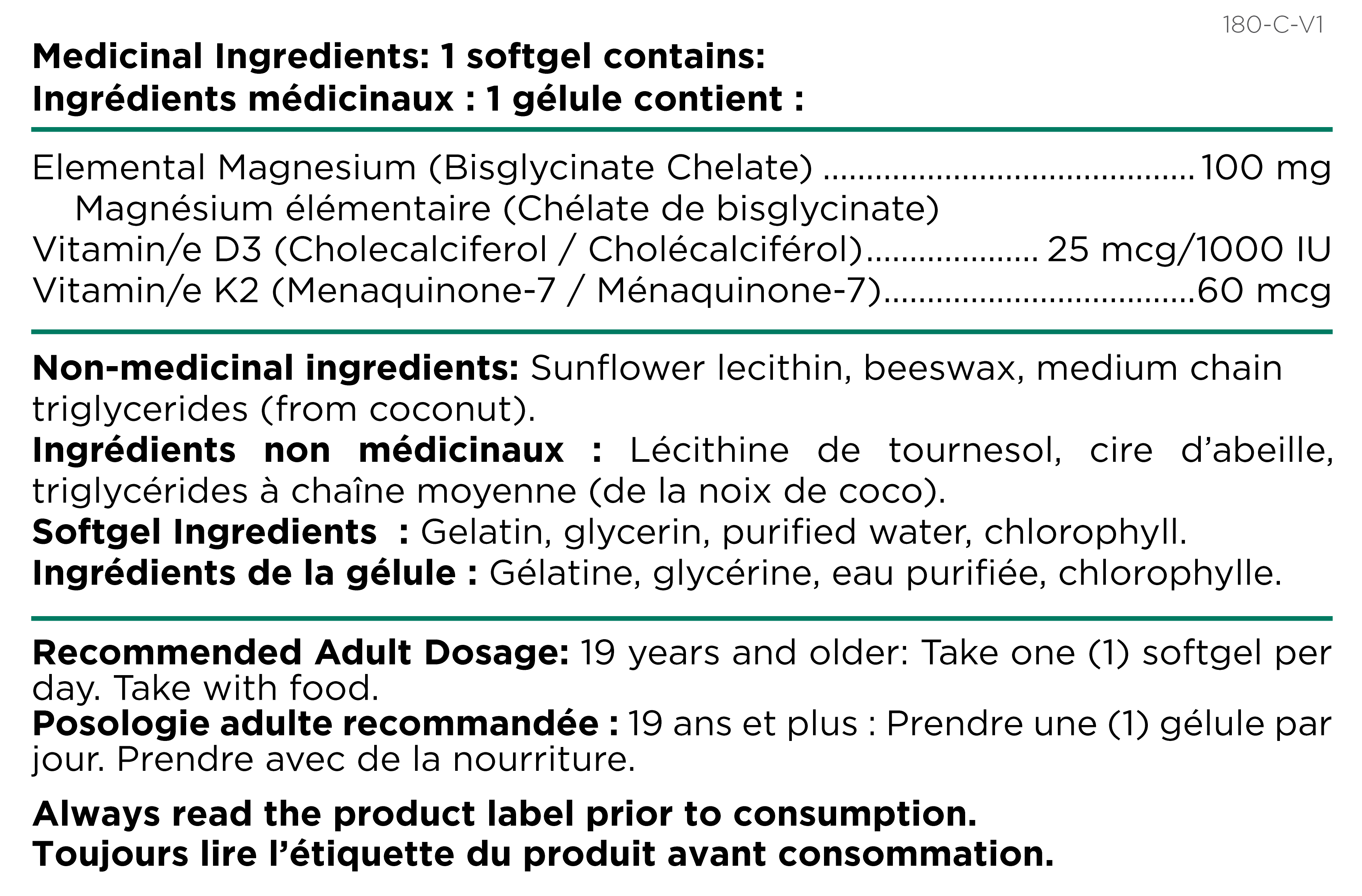 EasyMag Magnesium Bisglycinate D3 + K2 Minerals cg-dev-platinumnaturals 