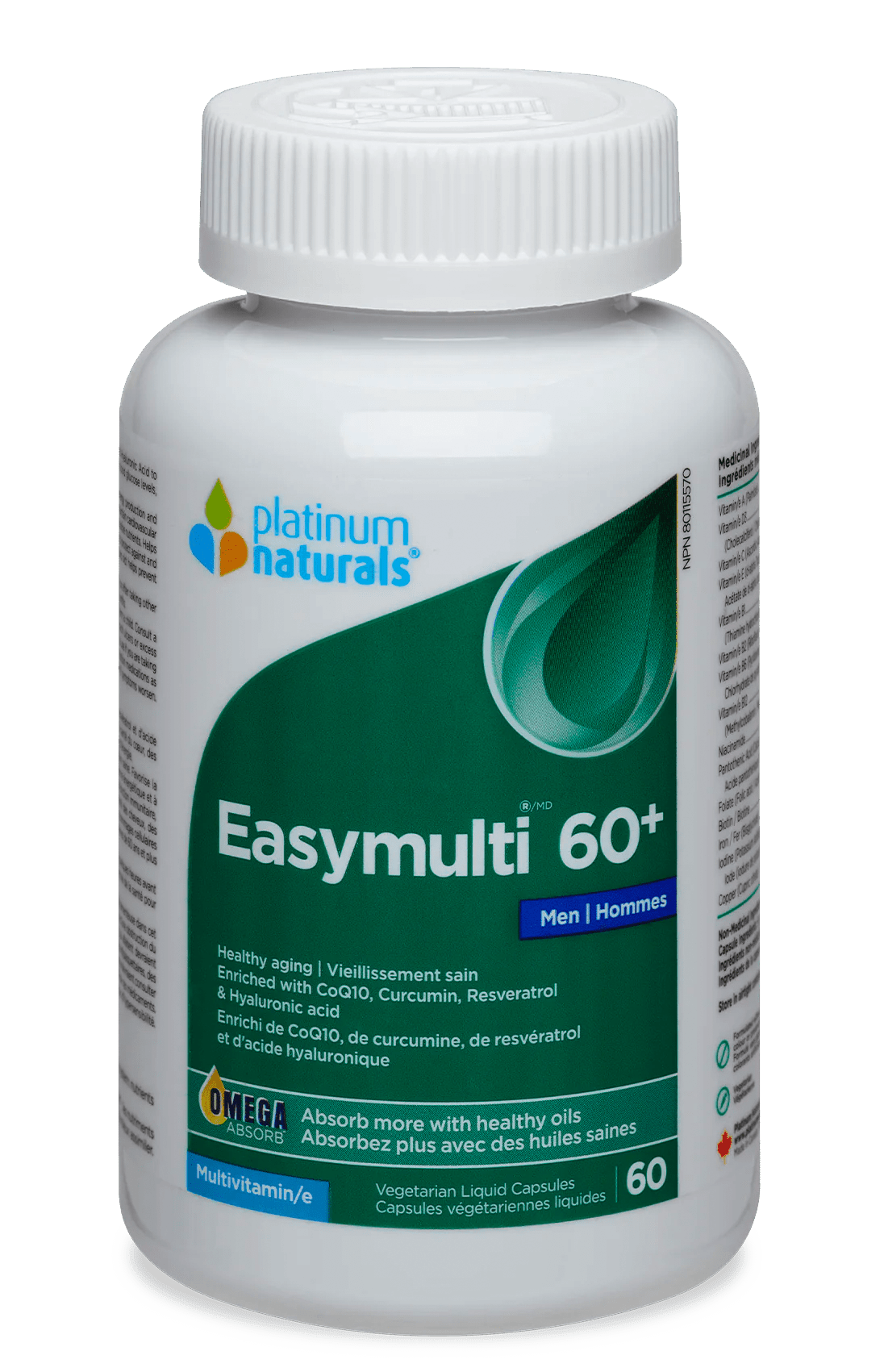 Easymulti 60+ for Men Multivitamin cg-dev-platinumnaturals 60 
