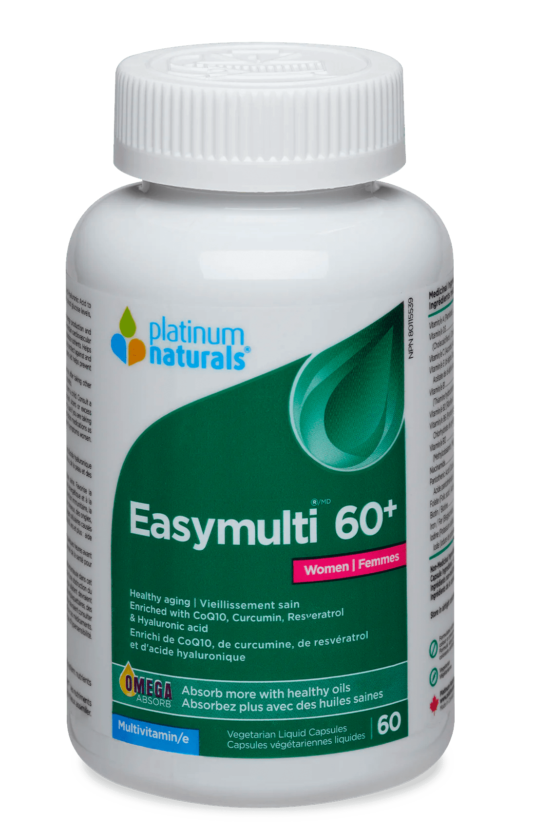 Easymulti 60+ for Women Multivitamin cg-dev-platinumnaturals 60 