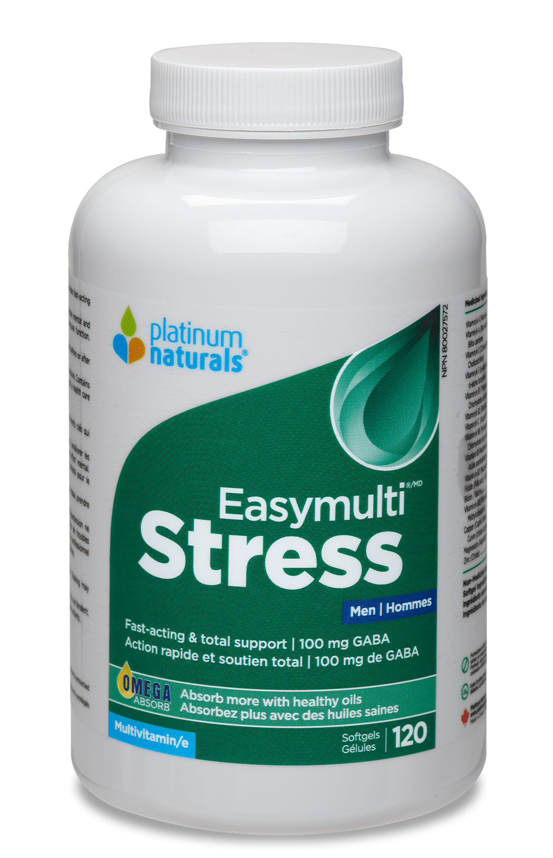 Easymulti Stress for Men Multivitamin cg-dev-platinumnaturals 120 