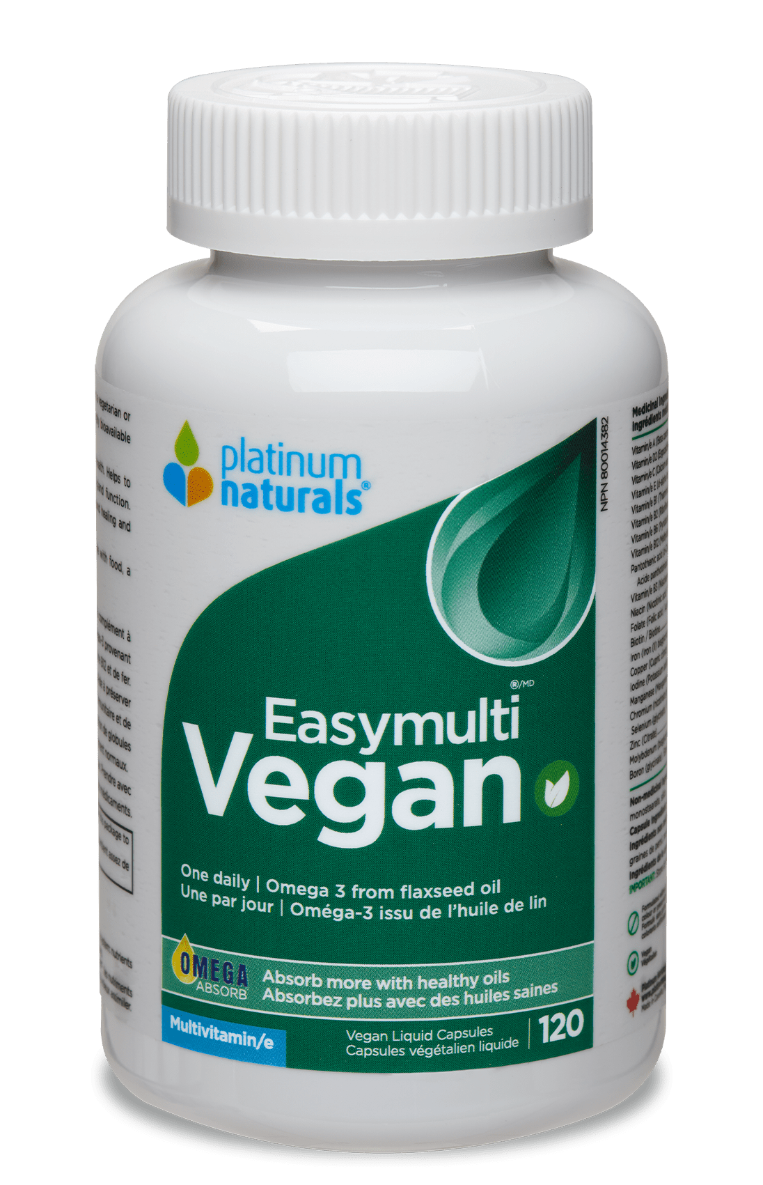 Easymulti Vegan Multivitamin cg-dev-platinumnaturals 120 