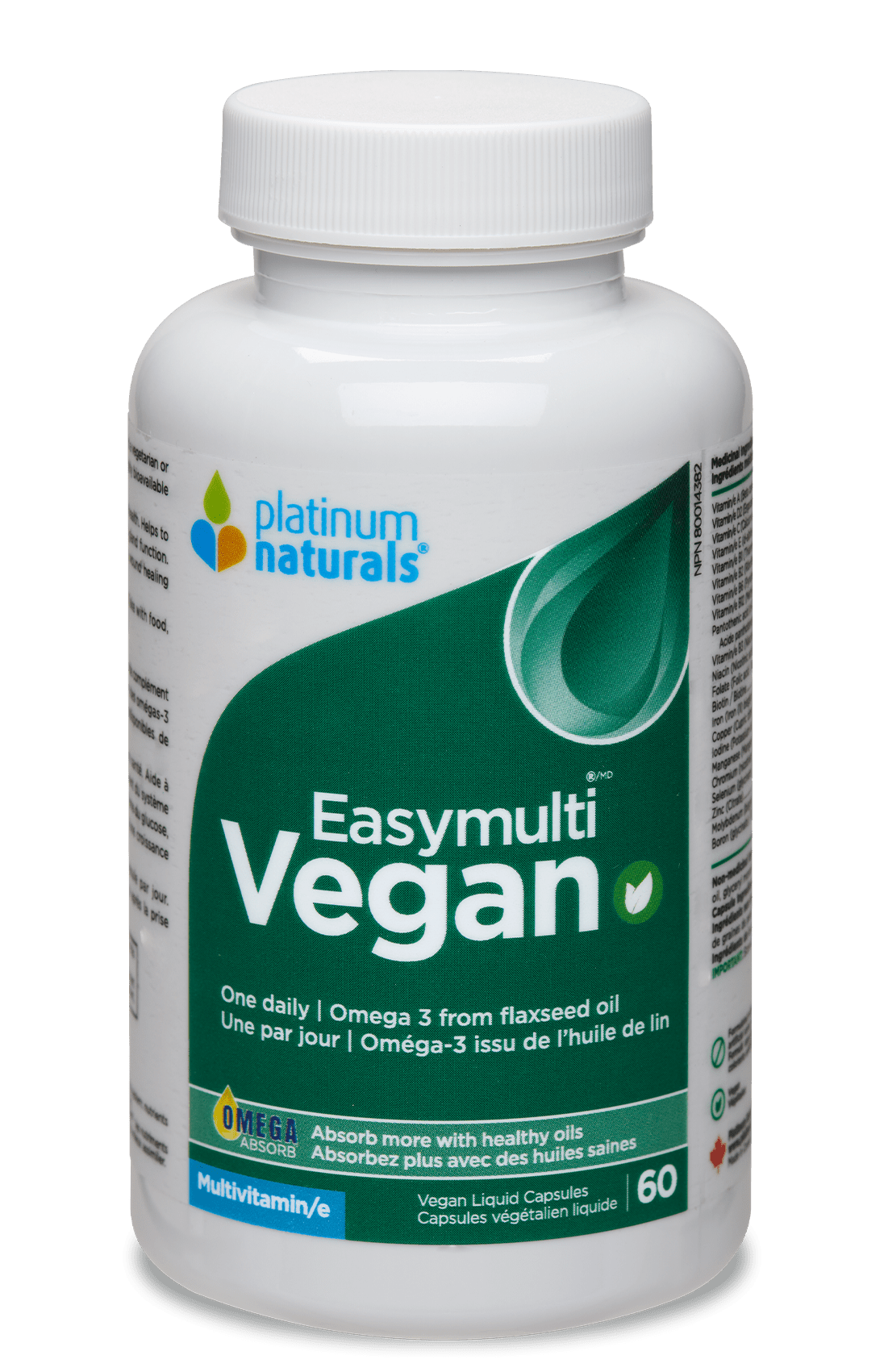 Easymulti Vegan Multivitamin cg-dev-platinumnaturals 60 