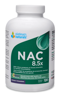 Thumbnail for NAC 8.5x Therapeutic Platinum Naturals 120 