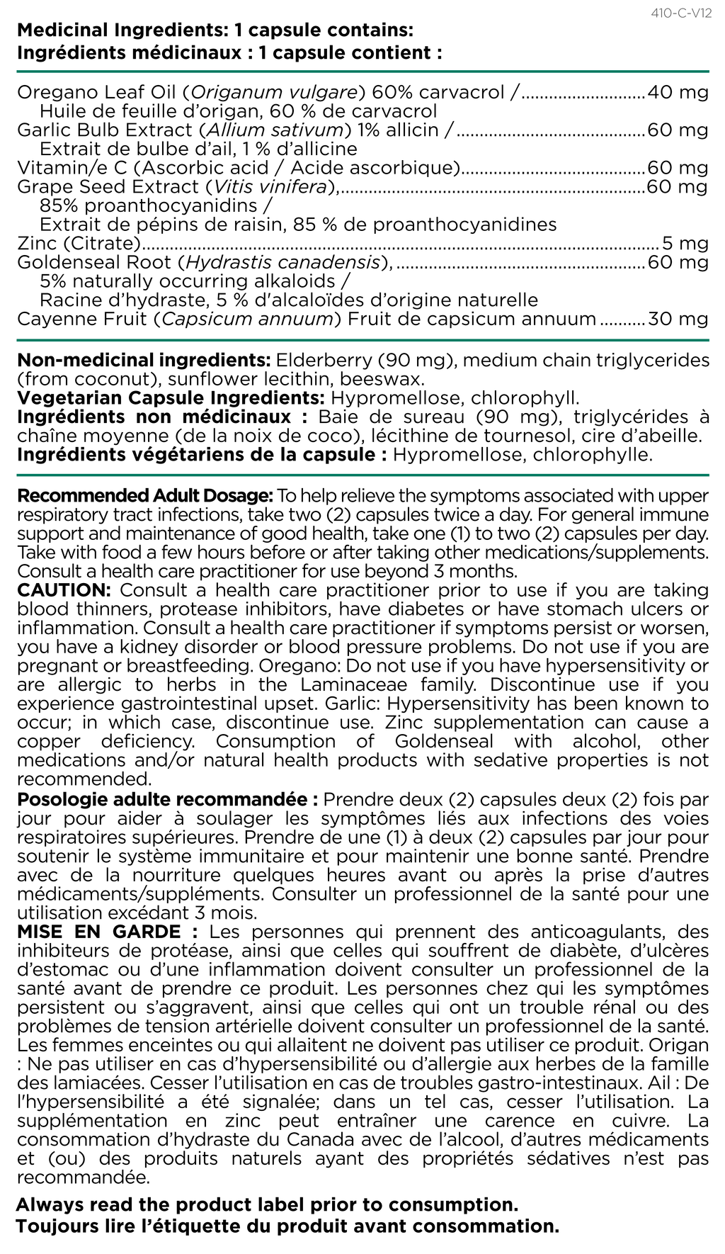 Oregano-8 Cold and Flu Therapeutic cg-dev-platinumnaturals 