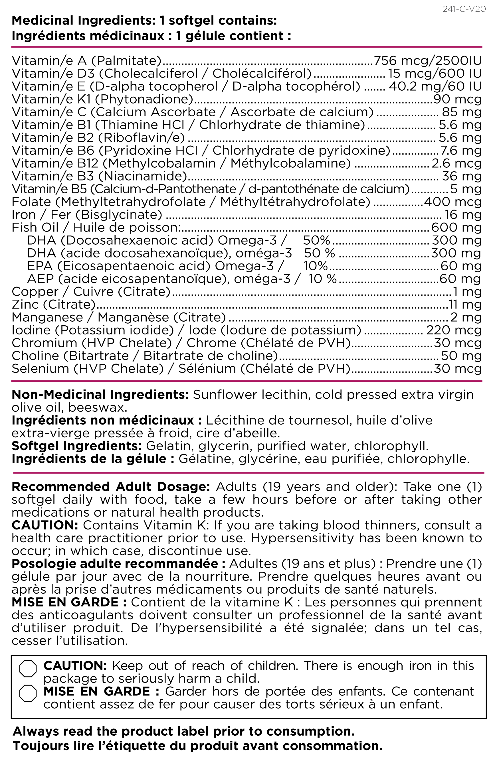 Prenatal Easymulti Prenatal cg-dev-platinumnaturals 