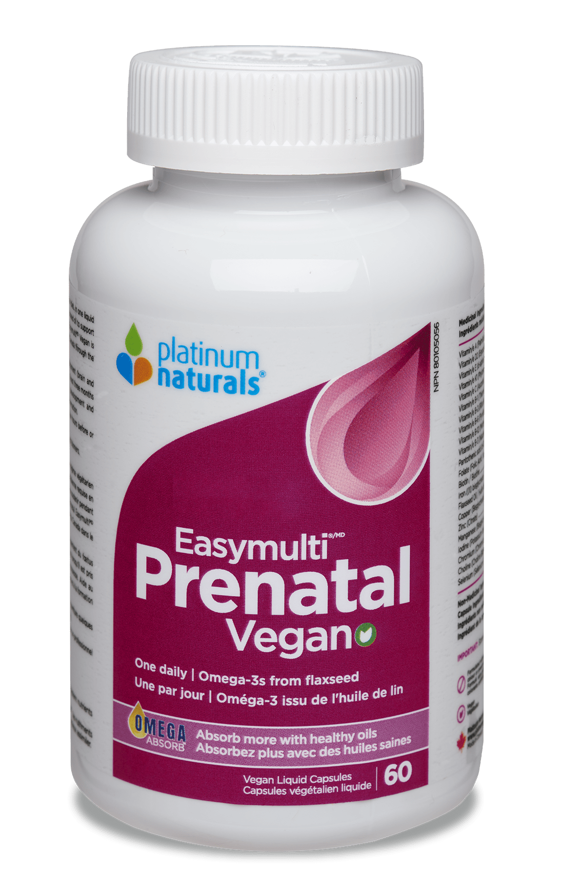 Prenatal Easymulti Vegan Prenatal cg-dev-platinumnaturals 60 