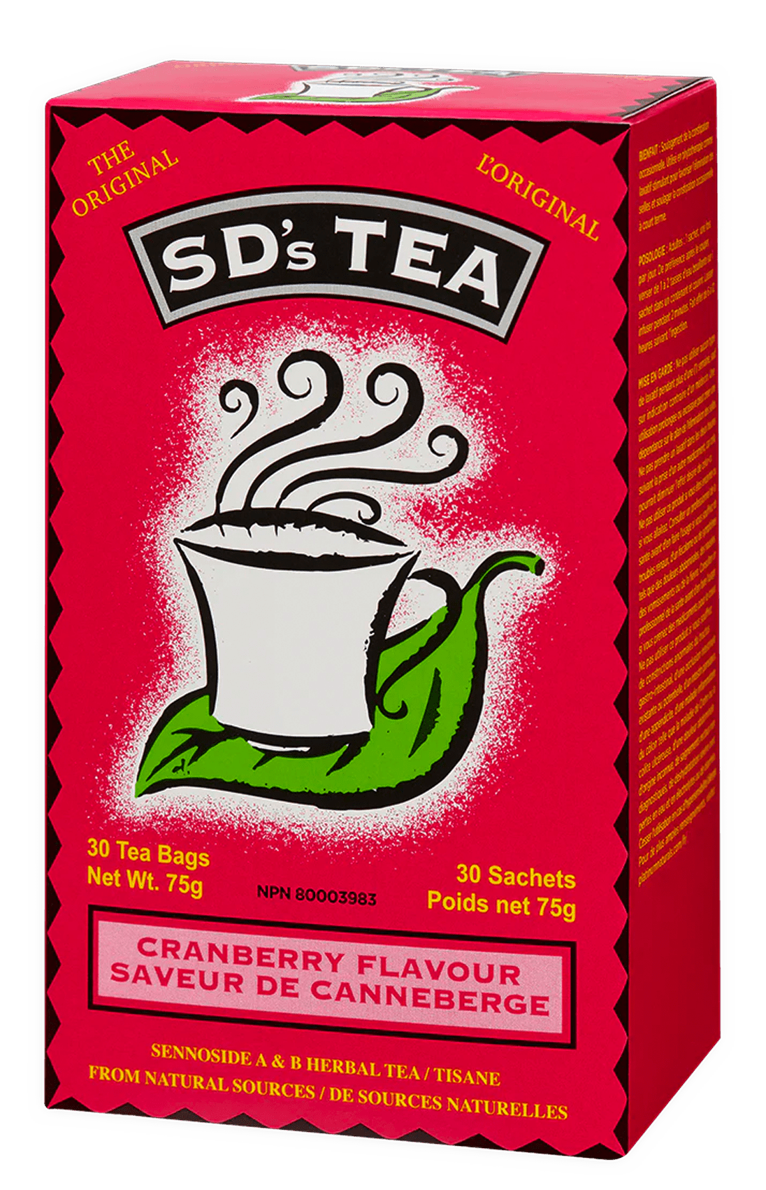 SD's Tea Cranberry Flavour Diet cg-dev-platinumnaturals 30 