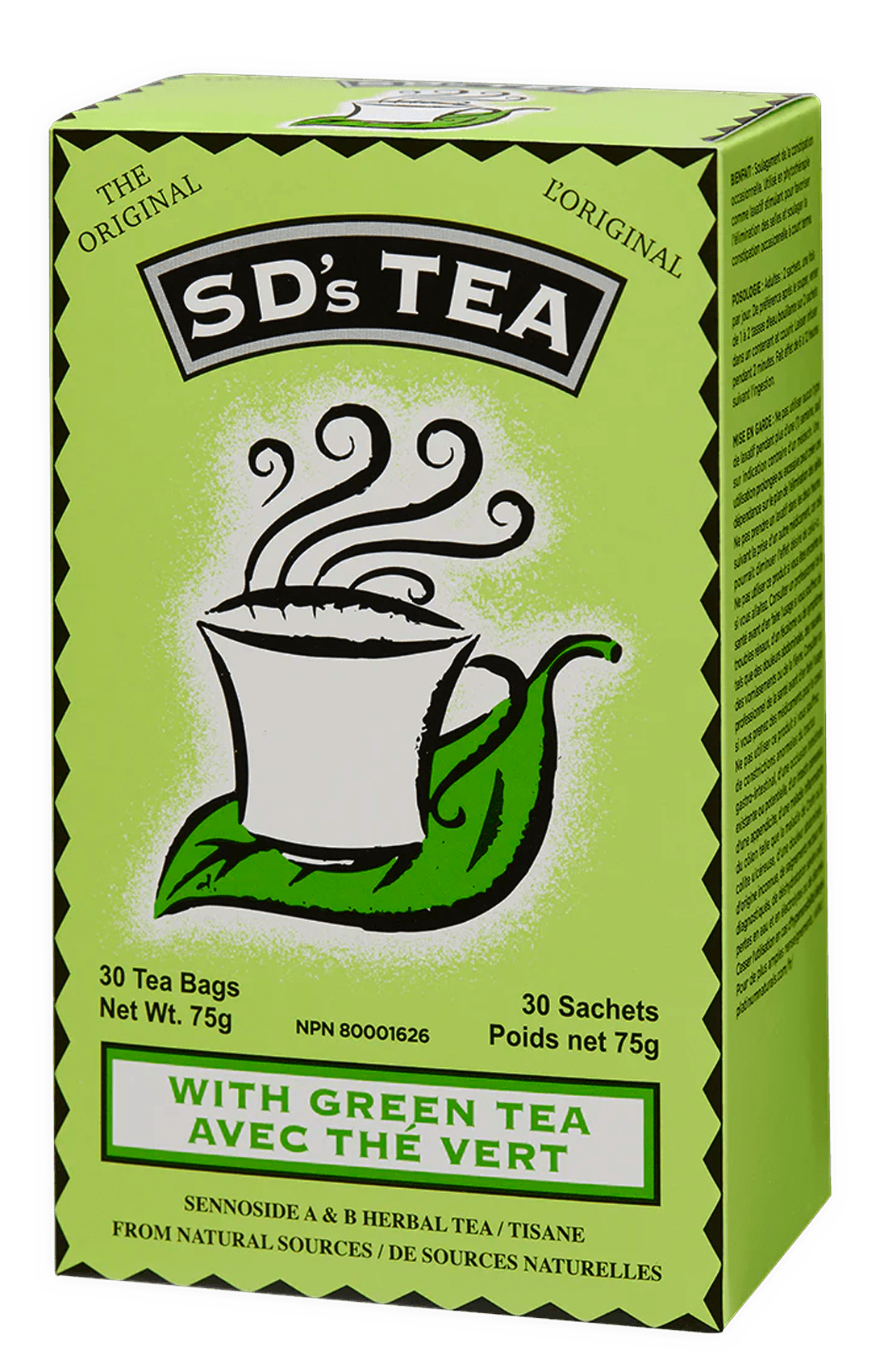 SD's Tea with Green Tea Diet cg-dev-platinumnaturals 30 