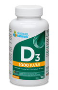 Vitamin D3 1000 IU cg-dev-platinumnaturals 180 