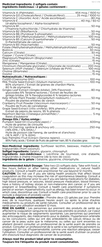 Thumbnail for Super Easymulti 45+ for Men Multivitamin Platinum Naturals 