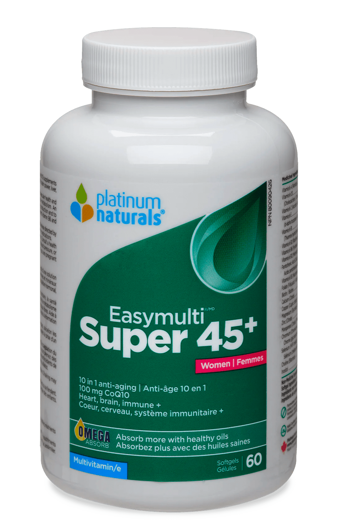 Super Easymulti 45+ for Women Multivitamin Platinum Naturals 60 