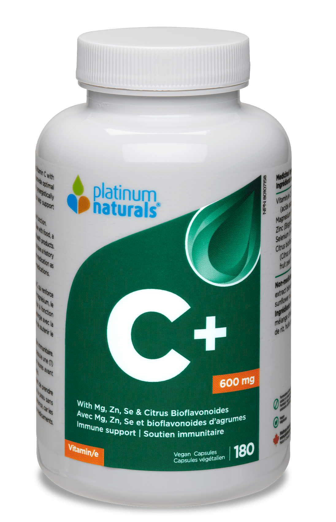 Vitamin C+ Vitamin cg-dev-platinumnaturals 180 