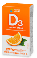 Vitamin D3 Drops Orange