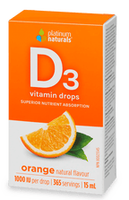 Vitamin D3 Drops Orange