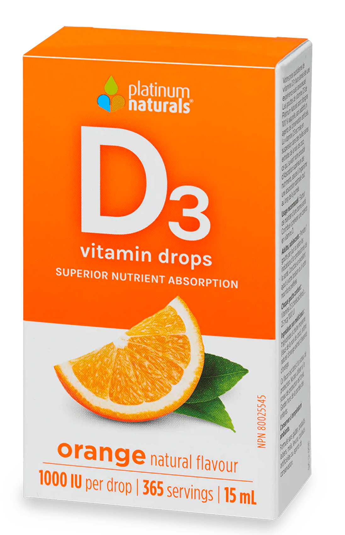 Vitamin D3 Drops Orange cg-dev-platinumnaturals 15 ml 