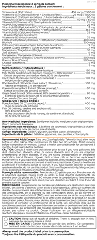 Thumbnail for activ-X for Men Multivitamin Platinum Naturals 